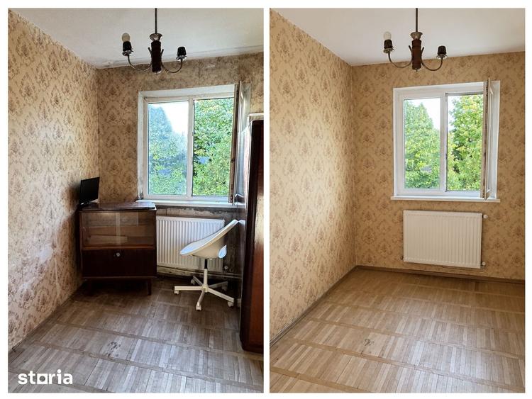 Apartament cu 3 camere semidecomandat în Km 4