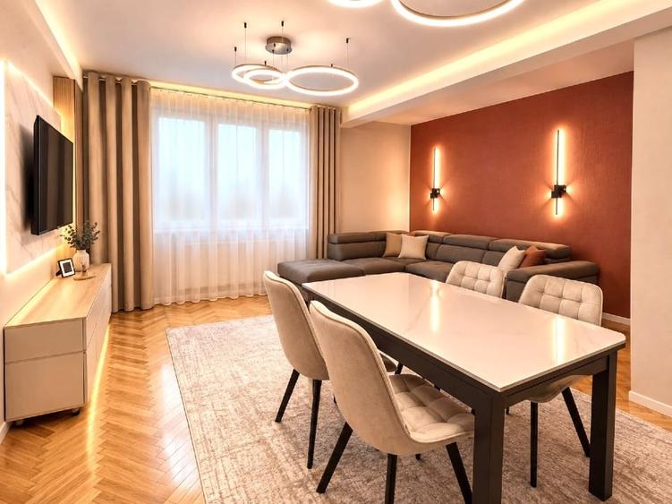 Apartament cu 2 camere semidecomandat, mobilat în Central