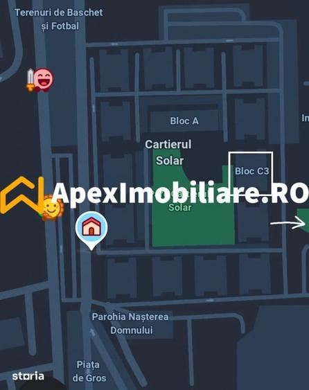 Apartament cu 2 camere decomandat în Măgurele
