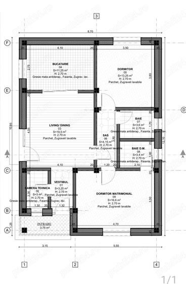 Casă cu 3 camere cu Teren 380 Mp în Dascălu