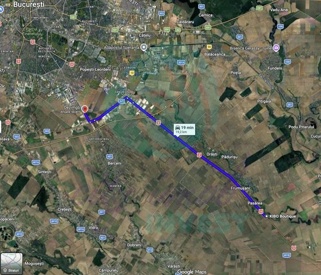 Teren Construcții intravilan de 1000 mp, în Frumușani