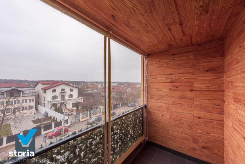 Apartament cu 2 camere semidecomandat, mobilat în Străulești