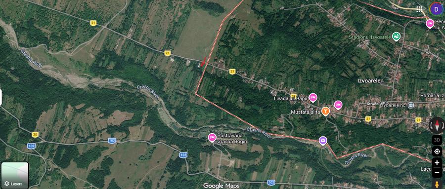Teren Construcții intravilan de 719 mp, în Izvoarele
