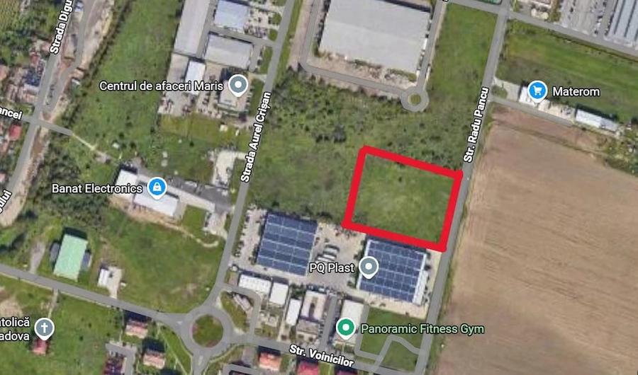 Teren de 9939 mp, în Micălaca