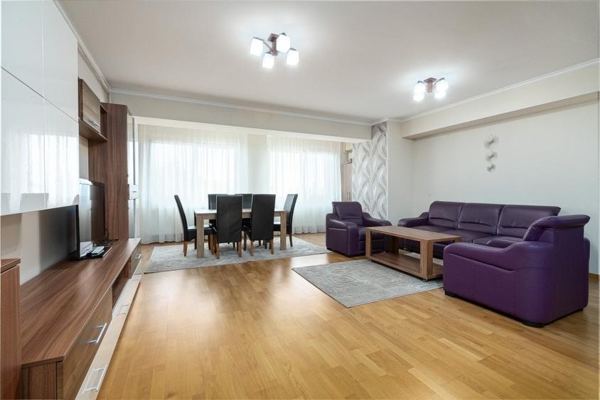Apartament cu 3 camere decomandat, mobilat în Dorobanți