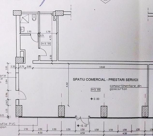 Spațiu comercial, de 96 mp, în Ștefan cel Mare