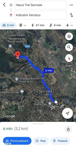 Teren de 1077 mp, în Bârnova