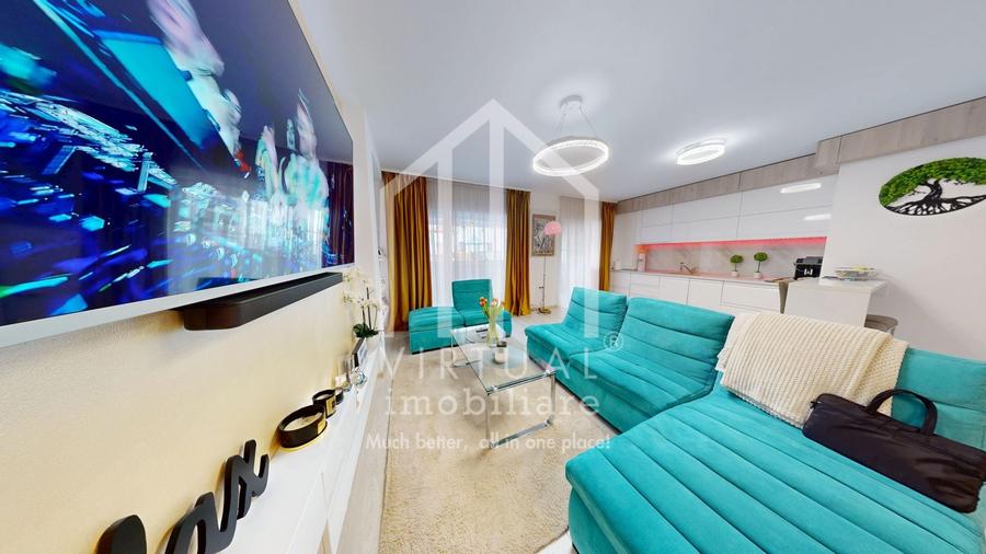 Apartament cu 3 camere decomandat, mobilat în Piața Cluj