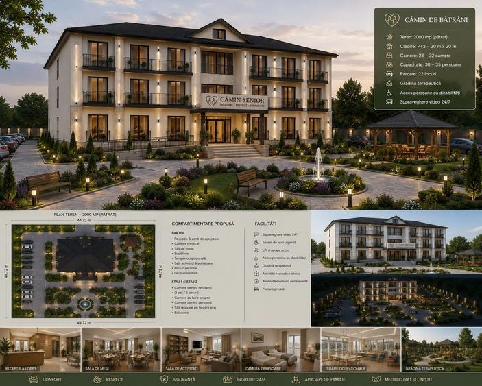 Spațiu comercial, de 1,800 mp, în Petrești
