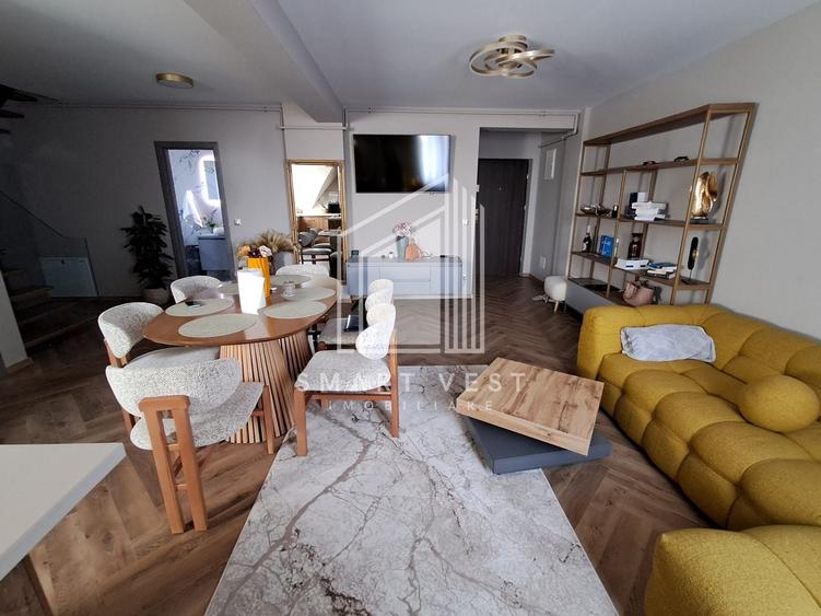 Apartament cu 3 camere decomandat, mobilat în Central