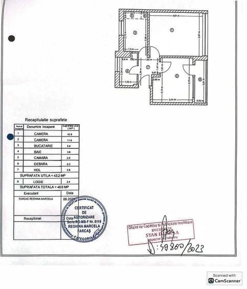 Apartament cu 2 camere decomandat în Timpuri Noi