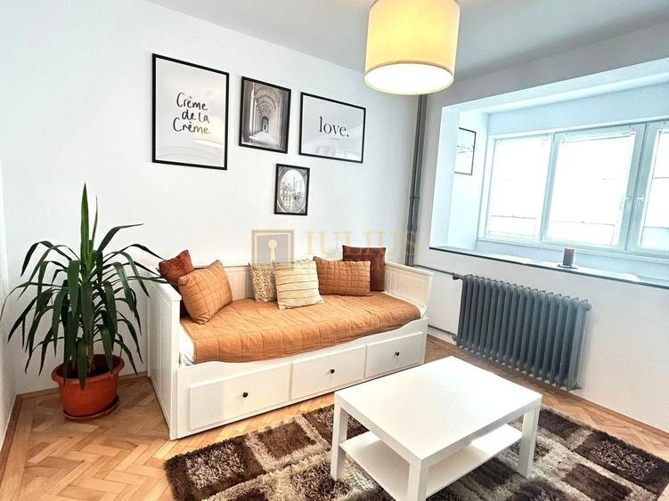 Apartament cu 2 camere decomandat, mobilat în Punctele Cardinale