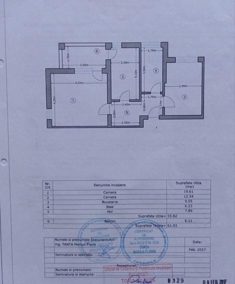 Apartament cu 2 camere decomandat în Apărătorii Patriei