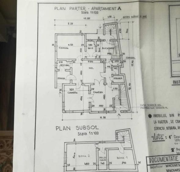 Casă individuală cu 4 camere cu Canalizare în Ultracentral