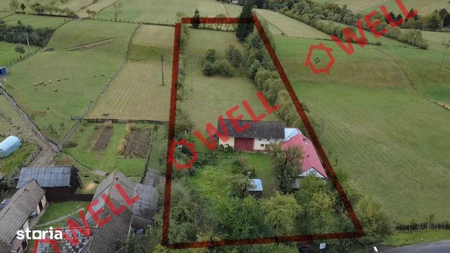Casă cu 3 camere cu Teren 5755 Mp în Vama Buzăului