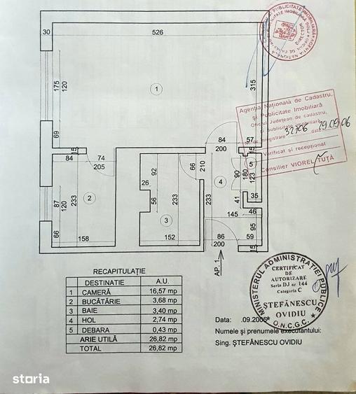 Garsonieră în Rovine