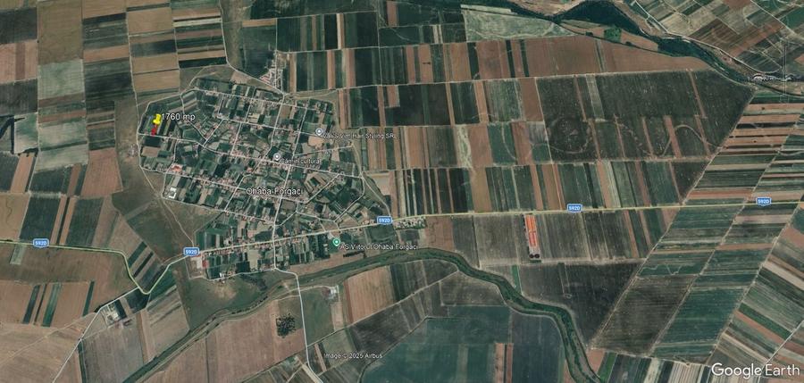 Teren agricol intravilan de 1760 mp, în Ohaba-Forgaci