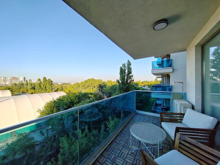 Apartament cu 2 camere semidecomandat, mobilat în Floreasca