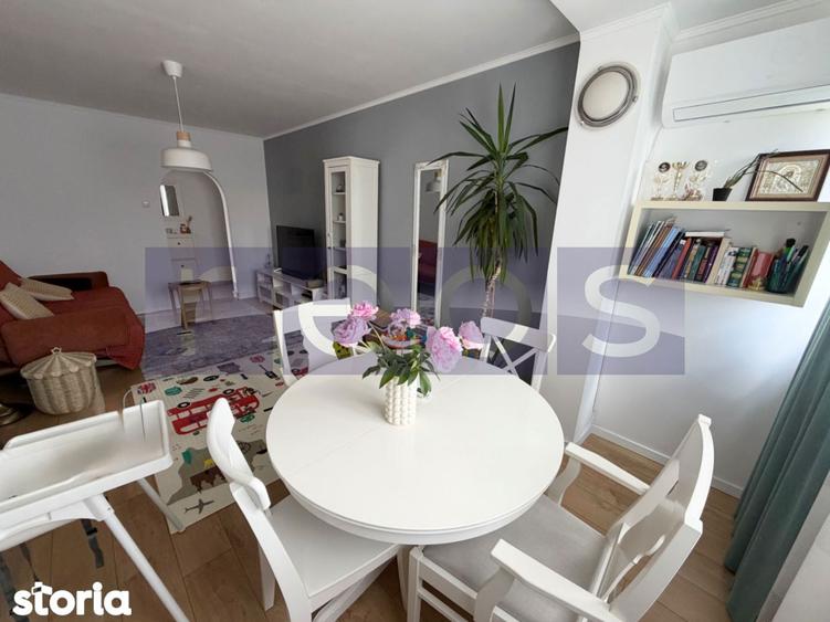Apartament cu 3 camere decomandat, mobilat în Floreasca