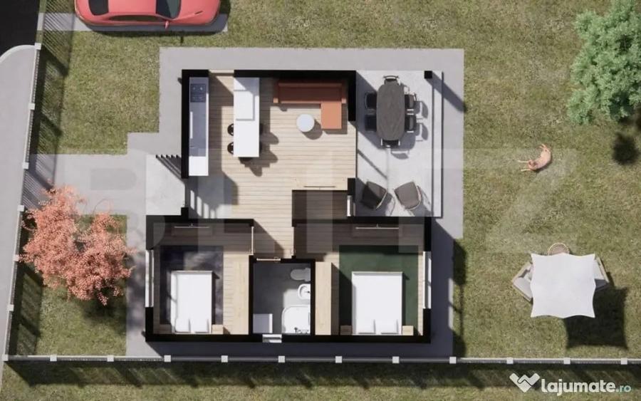 Casă cu 3 camere cu Teren 500 Mp în Viile Satu Mare