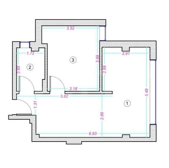 Apartament 2 camere, 45 mp, finisat, zona Donath - 4