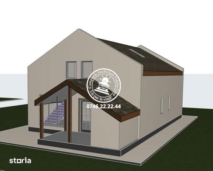 Casă cu 3 camere cu Teren 750 Mp în Aroneanu