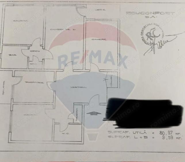 Apartament cu 4 camere semidecomandat, mobilat în Rahova