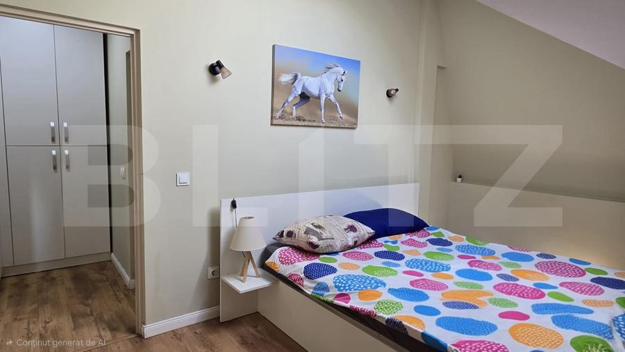 Apartament cu 2 camere semidecomandat, mobilat în Semicentral