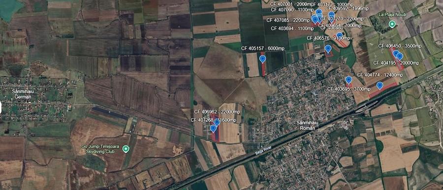 Teren de 10000 mp, în Sânmihaiu Român