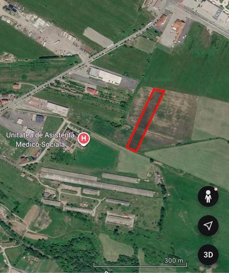 Teren de 6800 mp, în Central