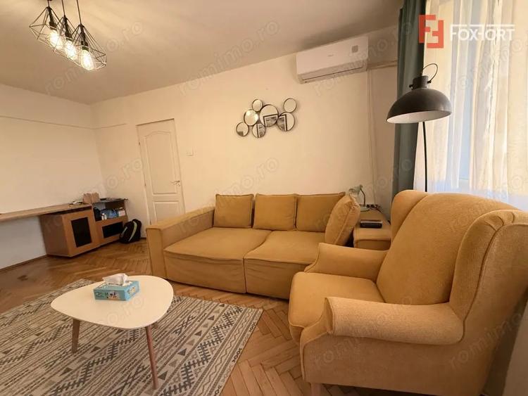 Apartament cu 2 camere semidecomandat, mobilat în Gării