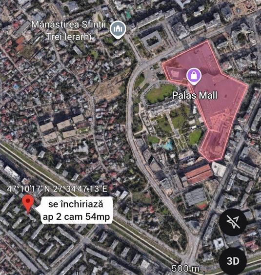 Apartament cu 2 camere semidecomandat în Central