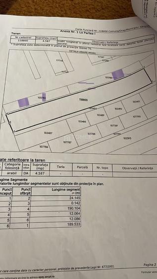 Teren Construcții intravilan de 4510 mp, în Sânpetru