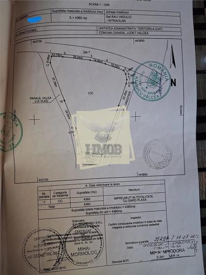 Teren de 4360 mp, în Central