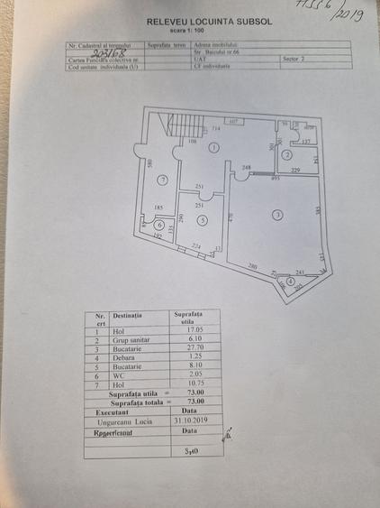 Casă cu 4 camere în Baicului