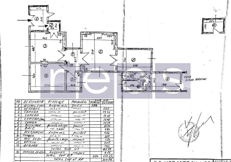 Apartament cu 5 camere semidecomandat în Ultracentral