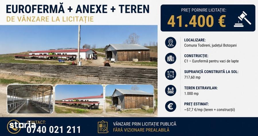Spațiu comercial, de 717 mp, în Todireni