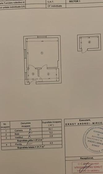 Garsonieră decomandată în Kogălniceanu