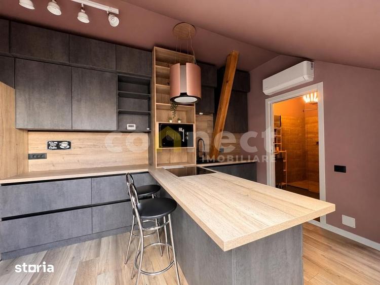 Apartament cu 2 camere, mobilat în Central