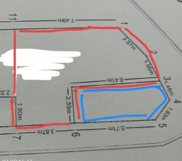 Apartament cu 2 camere semidecomandat în Central