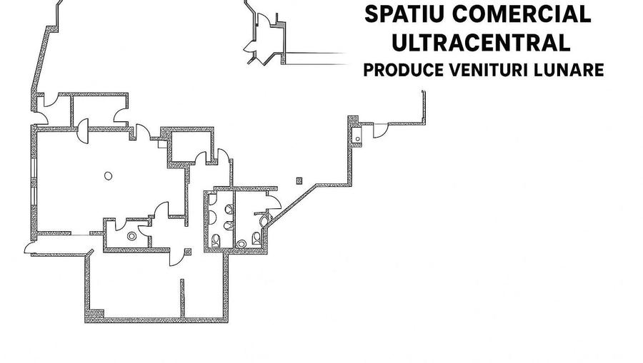 Spațiu comercial, de 400 mp, în Ultracentral