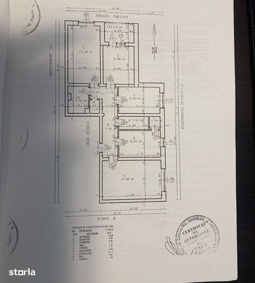 Apartament cu 4 camere în Central