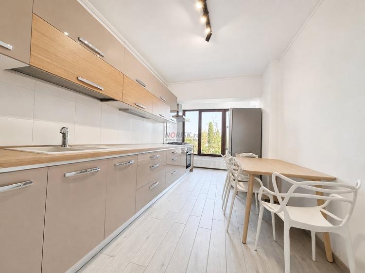 Apartament cu 3 camere decomandat, mobilat în Jiului