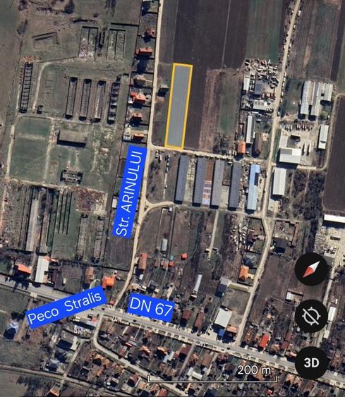 Spațiu comercial, în Bălești