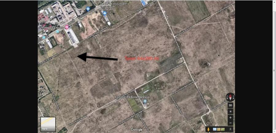 Teren de 16500 mp, în Băneasa