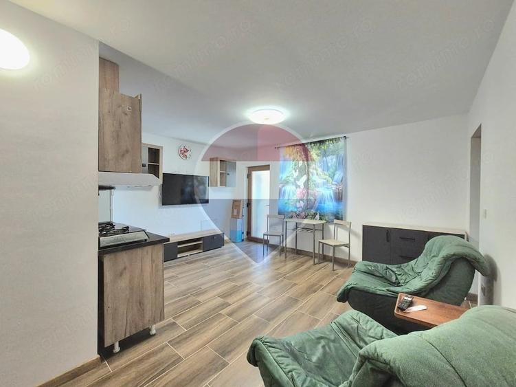 Apartament cu 2 camere semidecomandat în Bujac