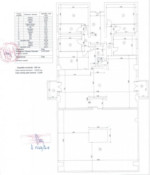 Penthouse cu 5 camere decomandat în Floreasca