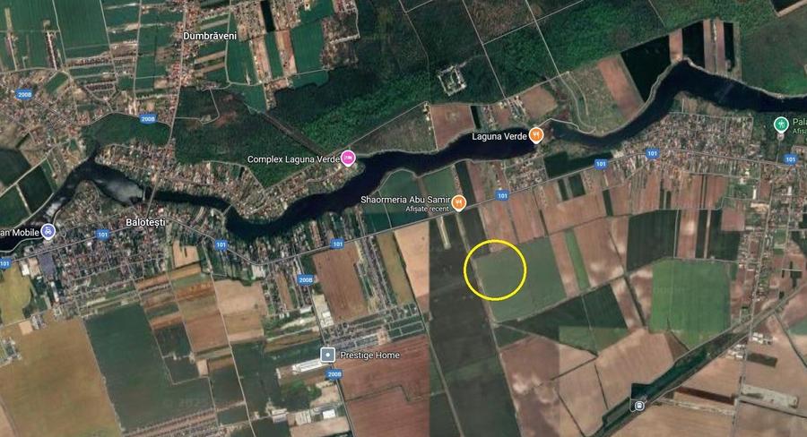 Teren agricol extravilan de 10000 mp, în Căciulați