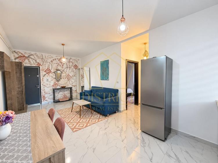 Apartament cu 2 camere semidecomandat, mobilat în Braytim