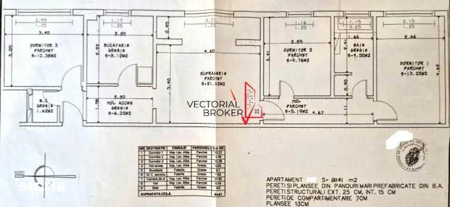 Apartament cu 4 camere semidecomandat, mobilat în Berceni